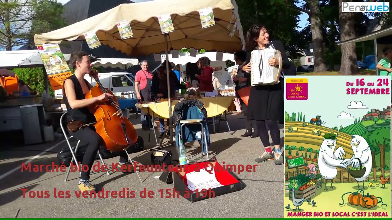 Marché bio de Kerfeunteun (Quimper, Finistère)
