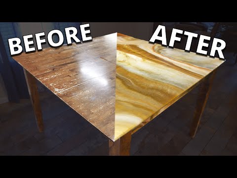 I Fixed My $1,000 Dining Table With Epoxy | Stone Coat Epoxy