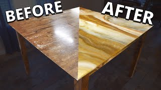 I Fixed my $1,000 Dining Table with Epoxy | Stone Coat Epoxy