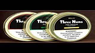 Three Nuns tobaccos & package openings