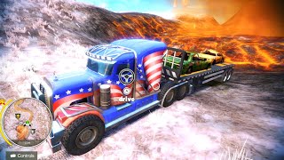 Maximus Truck Loading Wrecked Cars From Lava | Off The Road Unleashed Switch Gameplay HD