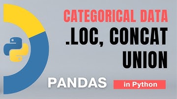 #37 Pandas: Categorical data - 5: loc, concat, union, codes in Python - 23 | Tutorial