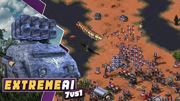 Small Map, EXTREME Ai DANGER in Red Alert 2