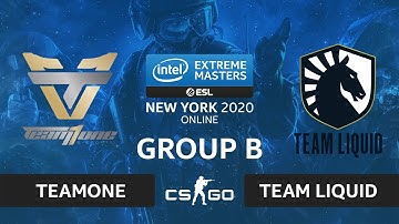 CS:GO - Team Liquid vs. TeamOne [Dust2] Map 1 - IEM New York 2020 - Group B - NA