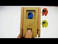 How To Make AMONG US Game From Cardboard #shorts shorts