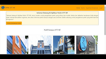 Project 2 UAS pemograman web Sistem Informasi Parkir STT NF