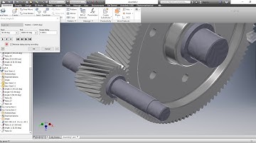 Mô phỏng chuyển động của cặp bánh răng nghiêng trong Inventor