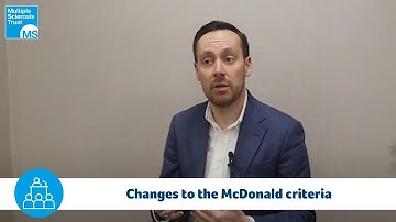 Changes to the McDonald criteria
