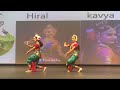 Anuradhas school of indian dance  students hiral and kavya performance on chandra chooda