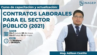 CONTRATOS LABORALES PARA EL SECTOR PÚBLICO - día 1 | CURSO GRATUITO Y COMPLETO