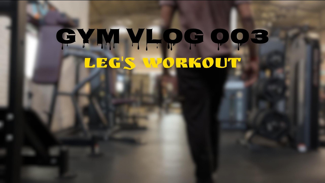 Full Leg Workout Simplified | Gym Vlog 003 - YouTube