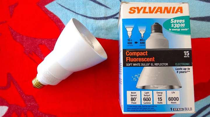 Older Sylvania 15watt CFL Flood Light Bulb