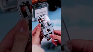 Arctic Fox Pureview Transparent Wireless and Bluetooth Rechargeable #mouse #gaming #setup  #pcbuild
