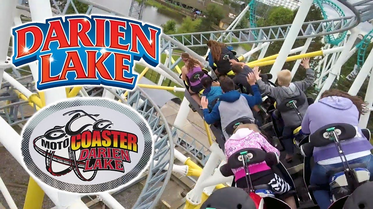 2018 Motocoaster Roller Coaster On Ride HD POV Darien Lake