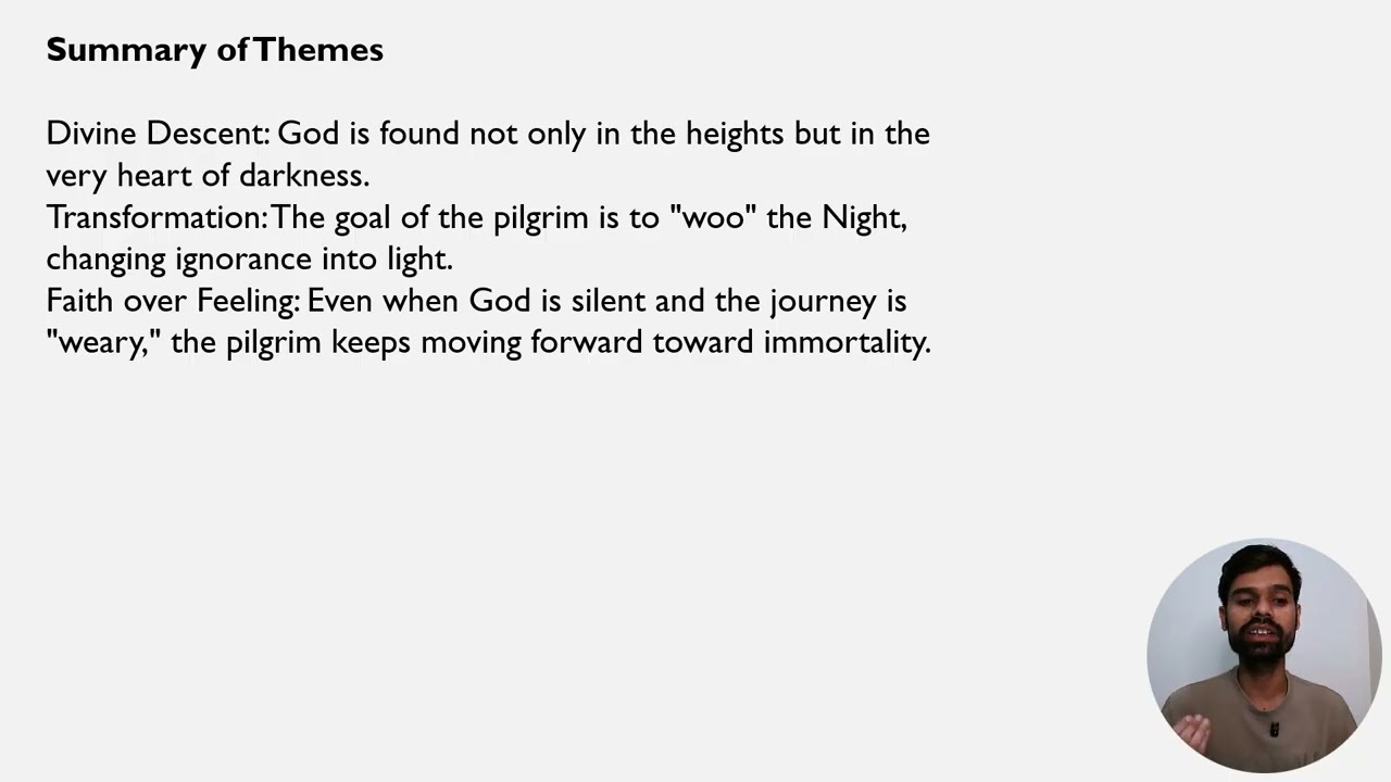 The Pilgrim of the Night by Sri Aurobindo | Complete Explanation | NET JRF | RPSC