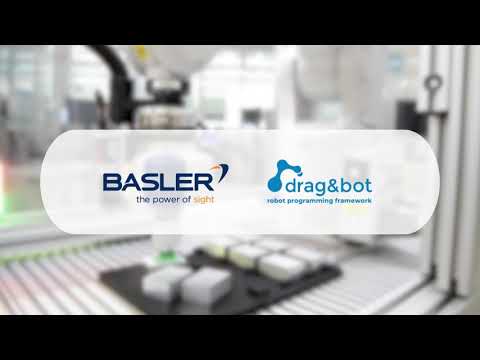 basler cameras and drag&bot