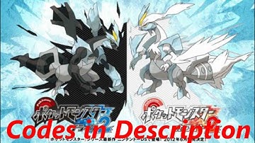 Pokemon Black and White 2 Action Replay Codes