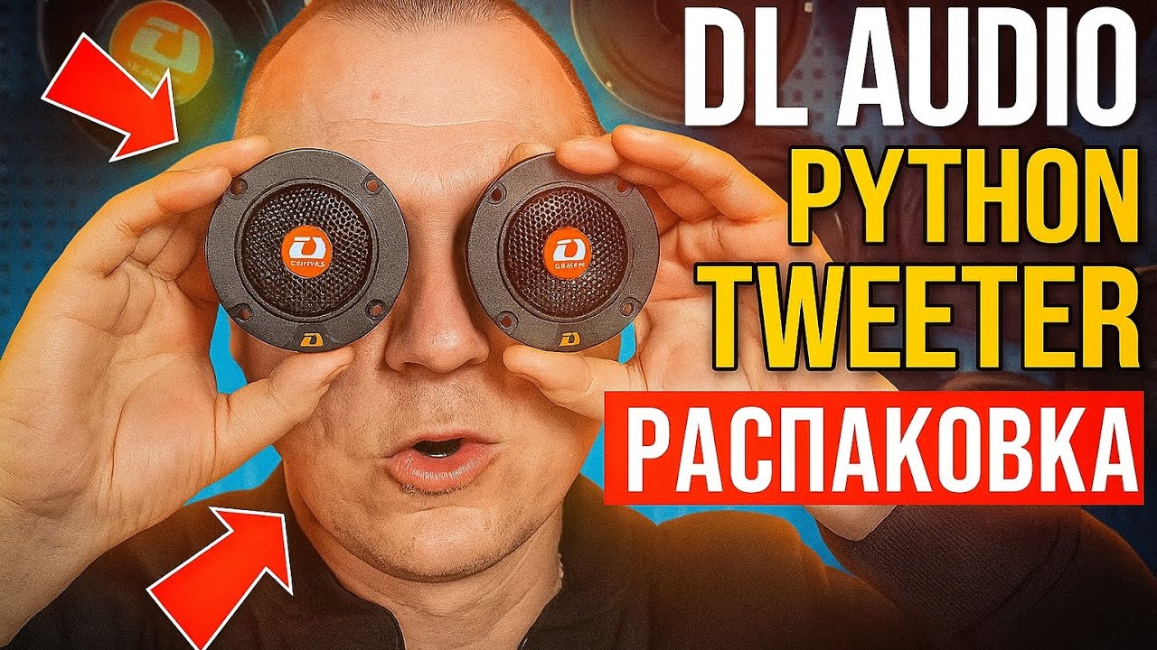 DL audio python tweeter обзор-распаковка - YouTube