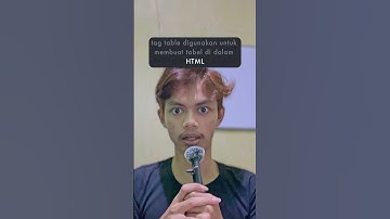Membuat Tabel di HTML  #coding #programming #tutorial #html