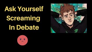 Ask Yourself Debate Angry Vegan