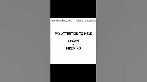 PAY ATTENTION TO ME :) | fire ring × spawn (game : Let him go ) #lethimgo #lethimgo #roblox #edit