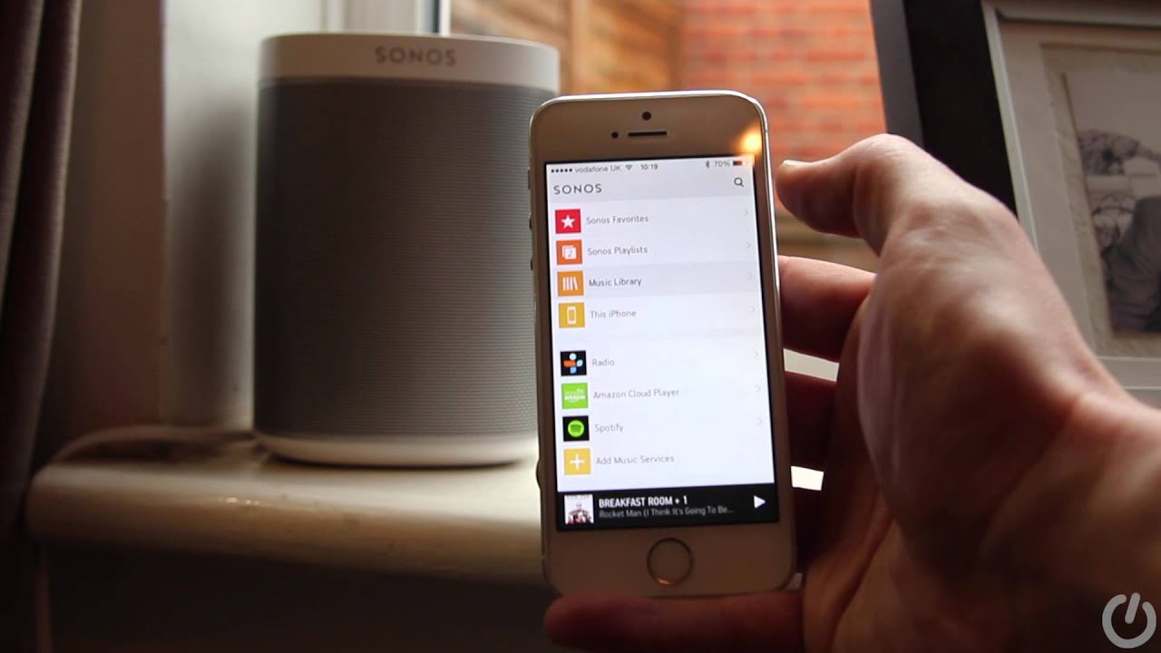 Sonos iPhone controller app (iOS7) - YouTube