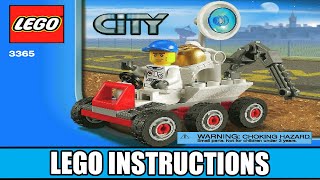 LEGO Instructions | City | 3365 | Space Moon Buggy
