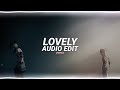 lovely - billie eilish, khalid [edit audio]