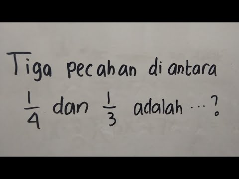 Video: Cara Mencari Pecahan Yang Salah