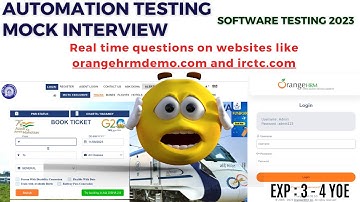 Automation Testing Mock Interview | Selenium + Java + Manual | Software Testing Zone