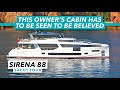 Sirena 88 yacht tour | This owner's cabin has to be seen to be believed | Motor Boat & Yachting