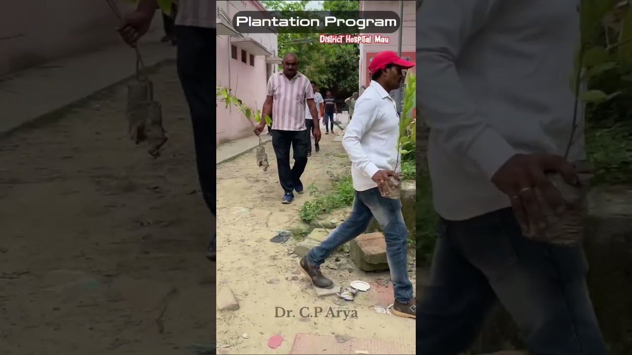 plantation program in District hospital Mau