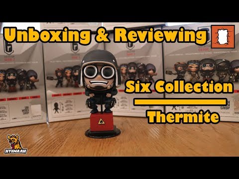 R6 Real Life Thermite chibi Figure - Unboxing and Reviewing Six Collection (Series 2)