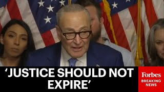 'The Time For Justice Is Now': Chuck Schumer Demands Immediate Accountability For Epstein Files