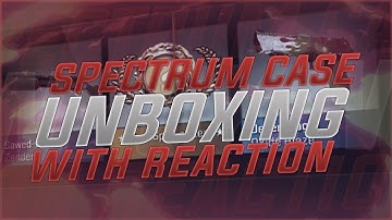CS:GO SPECTRUM CASE KNIFE UNBOXING WITH REACTIONS!