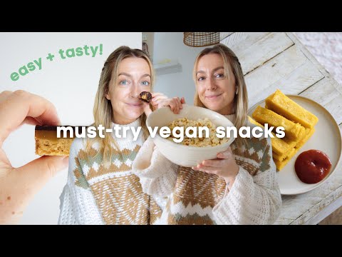 make & try easy vegan snacks with me! ~ VLOG ?