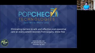 Nia Start-Up Challenge And Accelerator 2023 Winner Popcheck Technologies, Inc. Audio Descriptions