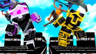 CARRERA DE LUCKY BLOCKS DE FREE FIRE EN MINECRAFT CARRERA DE LUCKY BLOCKS DE FREE FIRE EN MINECRAFT
