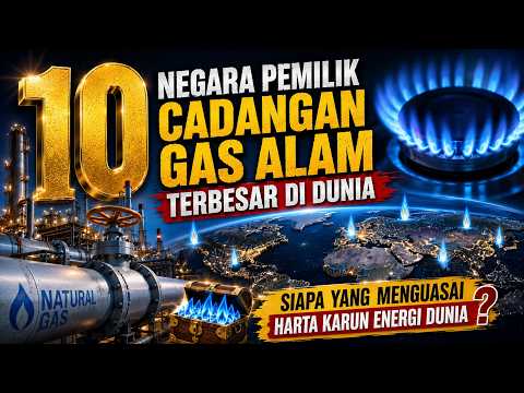 10 Negara Pemilik Cadangan Gas Alam Terbesar di Dunia | Siapa yg Menguasai Harta Karun Energi Dunia