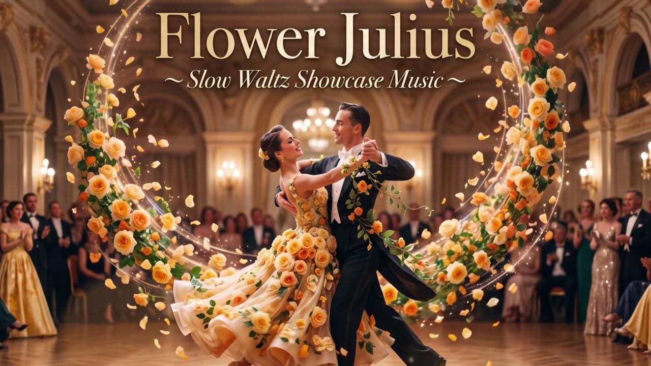 スワロ　社交ダンス　ウエディング　チョーカー　デモ　パーティ　ワルツ　172 社交ダンスワルツデモ向き曲】Flower Julius 【Slow Waltz Showcase