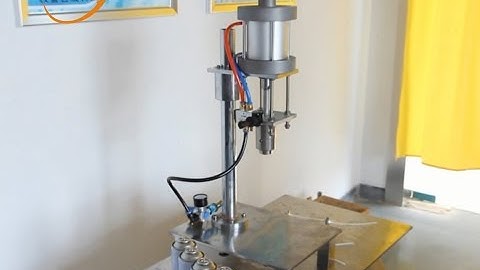 Simple Desktop Type Aerosol Valve Crimping Machine 800