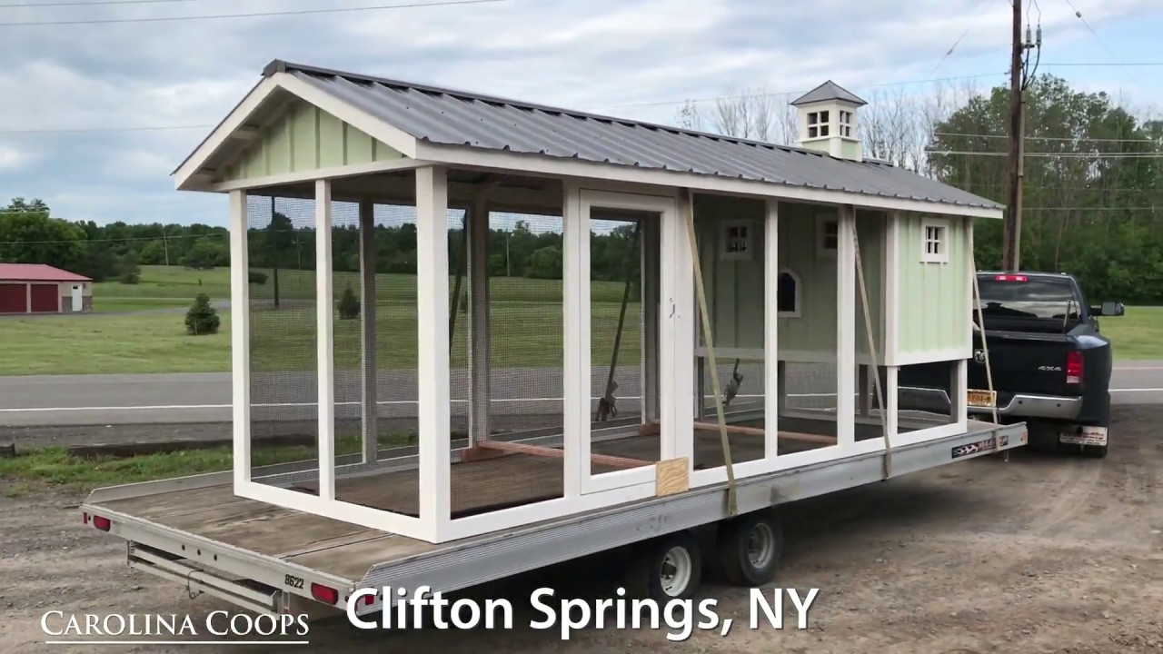 Carolina Coop Leaves Shop for Delivery to Buffalo, NY YouTube