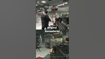MW2 - No Russian Civilian Killing Original Vs Remastered #cod #fyp #foryou