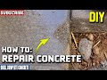 How to fix Damaged, Cracked, or Chipped Concrete