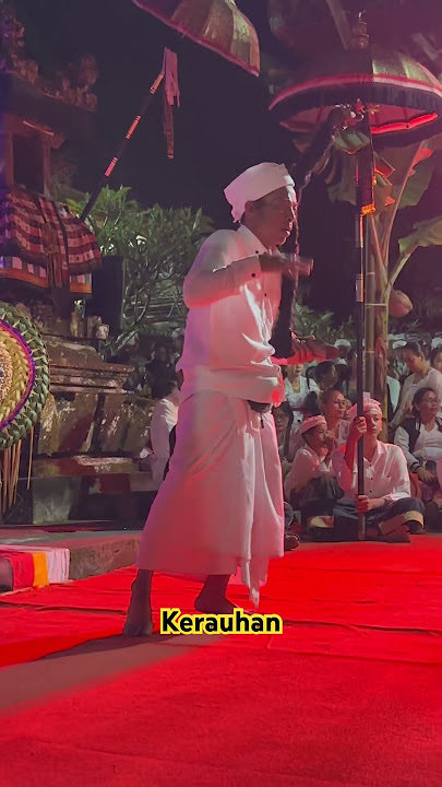 Jro mangku kerauhan calonarang guliang kangin #budayabali #calonarang #trending