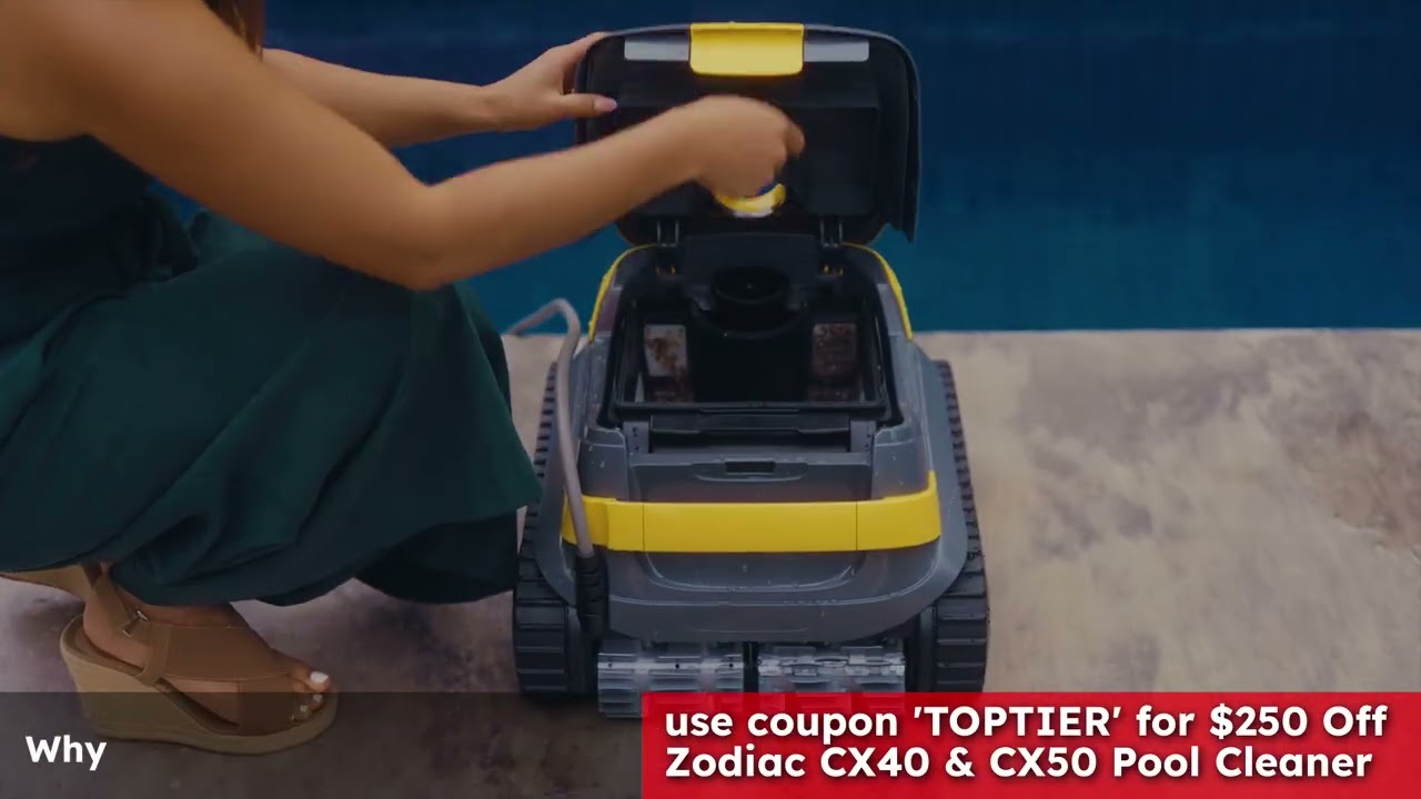 Use coupon 'TOPTIER' for $250 Off Zodiac CX40 and CX50 Robotic