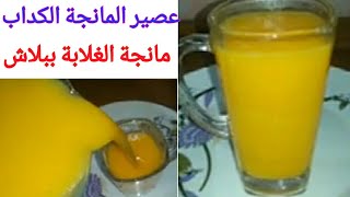 عصير المانجة الكداب( مانجة الغلابة) مغذي ومليان فوايد اكتر من المانجة ببلاش وصفة حصرية فكرة جديدة