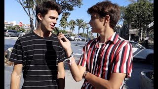 ASKING BRENT RIVERA AN IMPORTANT QUESTION (asking people if they like me)