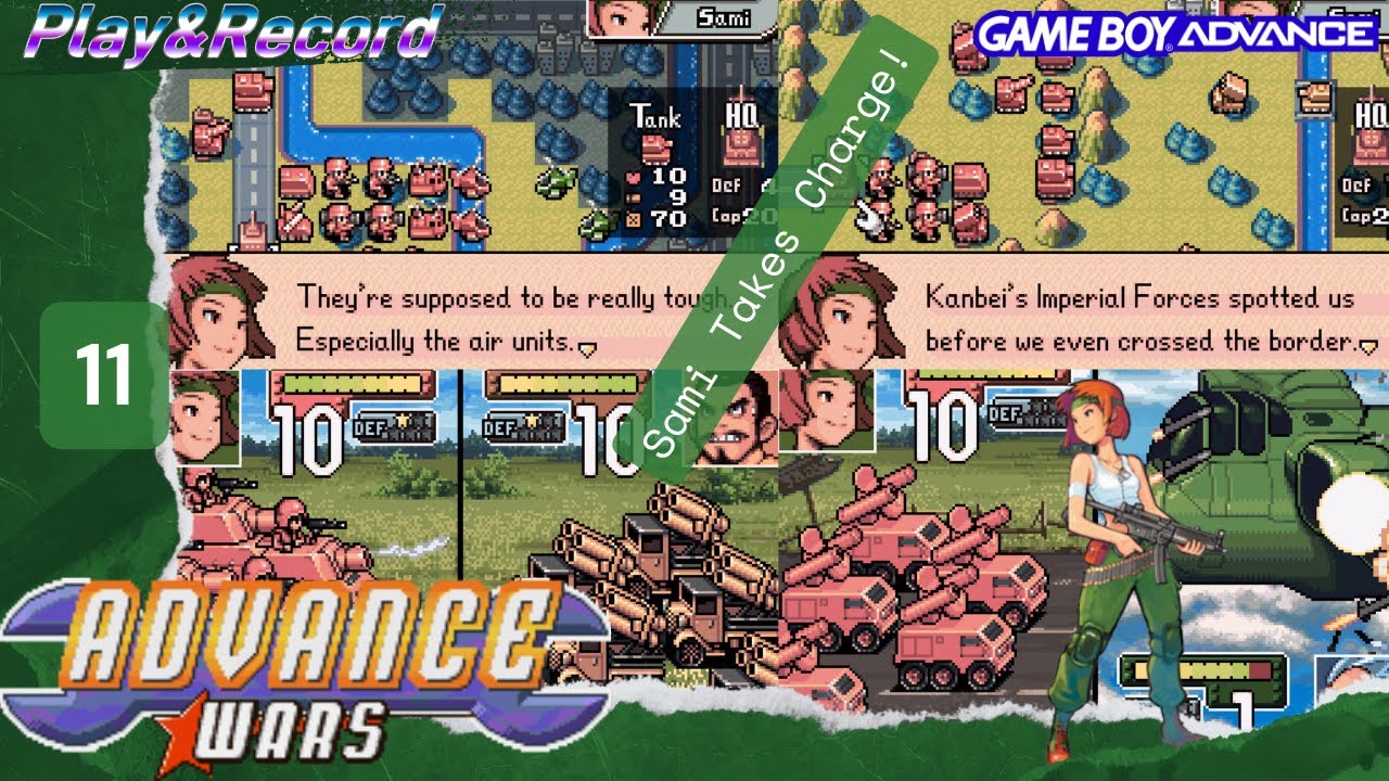Advance Wars Part 11 (Game Boy Advance) Playthrough Non Commentary