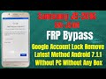 Samsung J5 2016 (Sm-J510f) Frp Unlock l Google Account Lock Remove Android 7.1.1 Latest Method 2021